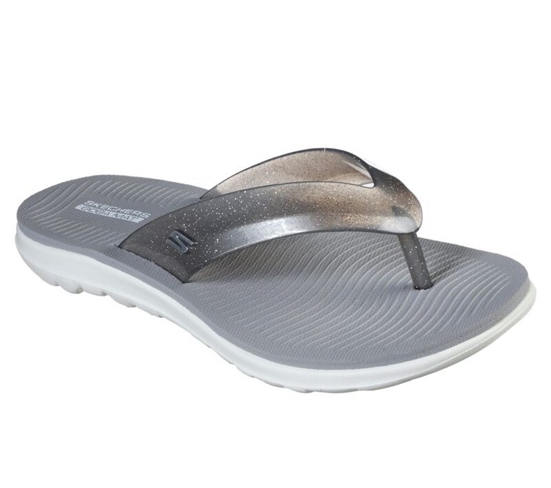 Skechers Dam Grå Flip Flop - On The Go Nextwave Ultra - Aruba - Sverige (RJLHI-4018)